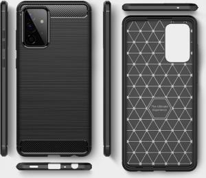 Tech-Protect Etui TPU Carbon Galaxy A72 5