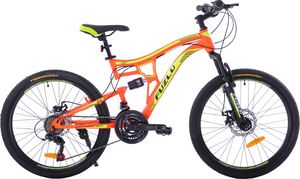 Fuzlu Rower Perfect Power 24" 2xT pomarańczowo-czarny 1