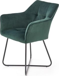 Selsey SELSEY Krzesło tapicerowane Rupee zielone 1