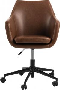 Krzesło biurowe Selsey Marcelio Brązowe 1