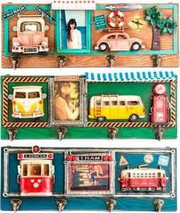 Dekodonia Wieszak ścienny Dekodonia Drewno Metal Vintage (50 x 5 x 19 cm) (3 pcs) 1
