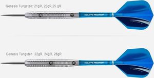 Harrows Rzutki Harrows Genesis Tungsten Steeltip 23 gr 2