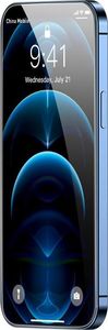 Baseus Baseus 2x szkło hartowane 0,3 mm Anti Spy z ramką na cały ekran iPhone 12 Pro / iPhone 12 (SGAPIPH61P-KS01) (case friendly) 3