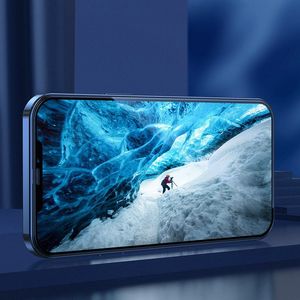 Baseus Baseus 2x szkło hartowane 0,3 mm Anti Blue Light z ramką na cały ekran iPhone 12 mini (SGAPIPH54N-KN01) (case friendly) 14