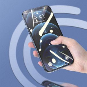 Baseus Baseus 2x szkło hartowane 0,3 mm Anti Blue Light z ramką na cały ekran iPhone 12 mini (SGAPIPH54N-KN01) (case friendly) 19