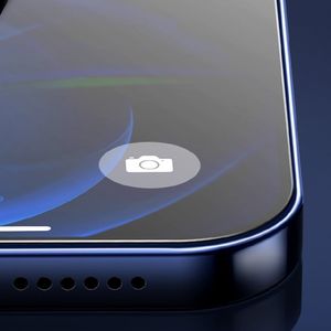 Baseus Baseus 2x szkło hartowane 0,3 mm Anti Spy z ramką na cały ekran iPhone 12 mini (SGAPIPH54N-KR01) (case friendly) 17