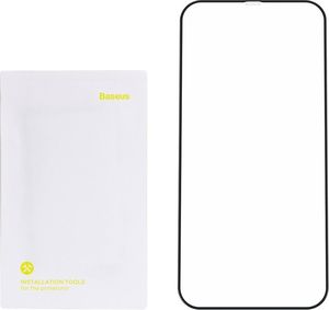 Baseus Baseus 2x szkło hartowane 0,3 mm Anti Blue Light z ramką na cały ekran iPhone 12 Pro Max (SGAPIPH67N-KQ01) (case friendly) 12