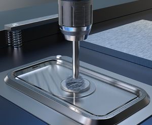 Kingxbar Kingxbar 2.5D Tempered Glass wytrzymałe szkło hartowane 9H na cały ekran z ramką iPhone 12 Pro / iPhone 12 czarny (case friendly) 5