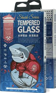 Proda Proda Shark Full Glue Tempered Glass super wytrzymałe szkło hartowane na cały ekran z ramką Case Friendly iPhone 12 Pro / iPhone 12 czarny 2