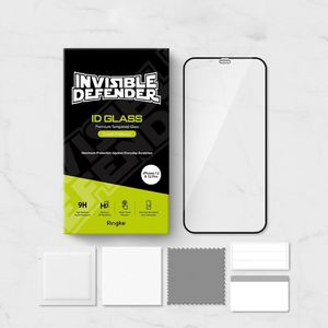 Ringke Ringke Invisible Defender ID Full Glass szkło hartowane 9H na cały ekran z ramką iPhone 12 mini (G7F022) (case friendly) 3