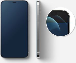 Ringke Ringke Invisible Defender ID Full Glass szkło hartowane 9H na cały ekran z ramką iPhone 12 Pro Max (G7F024) (case friendly) 13