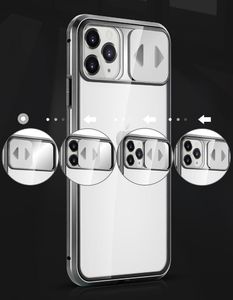 Wozinsky Wozinsky Magnetic Cam Slider Case magnetyczne etui 360 na cały telefon szkło na ekran osłona na aparat Huawei P40 Lite 5G czarny 11