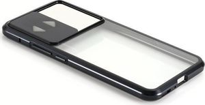 Wozinsky Wozinsky Magnetic Cam Slider Case magnetyczne etui 360 na cały telefon szkło na ekran osłona na aparat Huawei P40 Lite 5G czarny 5