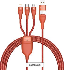 Kabel USB Baseus USB-C - 1.2 m Pomarańczowy (baseus_20210316134522) 1