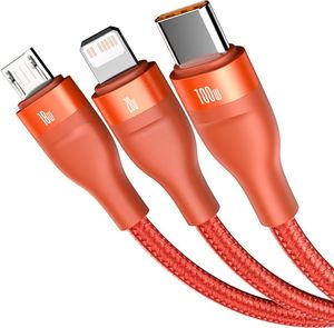 Kabel USB Baseus USB-C - 1.2 m Pomarańczowy (baseus_20210316134522) 4