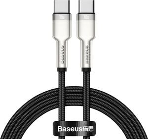 Kabel USB Baseus USB-C - USB-C 1 m Czarny (baseus_20210316144810) 1