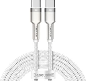 Kabel USB Baseus USB-C - USB-C 2 m Biały (baseus_20210316150928) 1