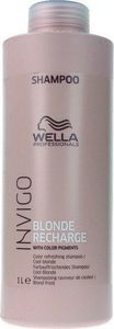 Wella Szampon do włosów blond lub siwych Invigo Blonde Recharge 1000 ml 1