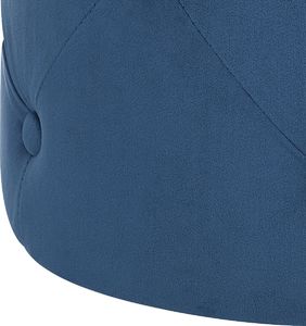 Beliani Puf welurowy 40 cm niebieski COROLLA 2