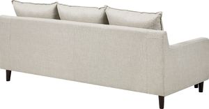 Beliani Narożnik obustronny beżowy ELVENES 3