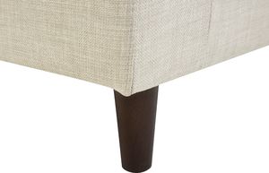 Beliani Narożnik obustronny beżowy ELVENES 4