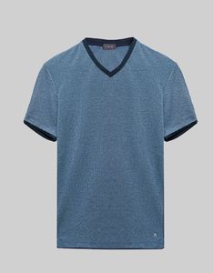 Borgio t shirt męski cannobio niebieski rozmiar M 1