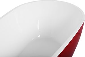 Wanna Beliani wolnostojąca Guiana czerwona 4