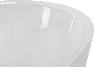 Wanna Beliani wolnostojąca Nevis 170 cm biała 4