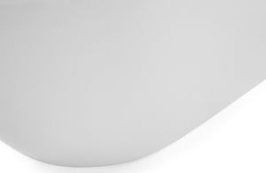 Wanna Beliani wolnostojąca Nevis 170 cm biała 5