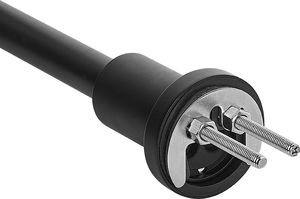 Bateria umywalkowa Beliani Kalambo stojąca czarny (229516) 5