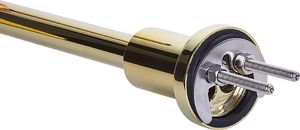 Bateria umywalkowa Beliani Kalambo stojąca złoty (229522) 5