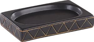 Beliani 5-częściowy zestaw akcesoriów łazienkowych czarny LANCO 6