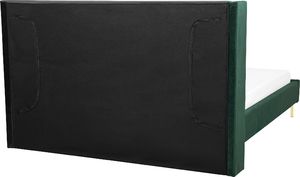 Beliani Łóżko welurowe 160 x 200 cm zielone VILLETTE 4