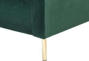 Beliani Łóżko welurowe 160 x 200 cm zielone VILLETTE 8