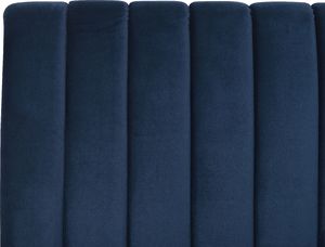 Beliani Łóżko welurowe 180 x 200 cm niebieskie MARVILLE 7