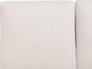 Beliani Łóżko tapicerowane 180 x 200 cm beżowe MELLE 6