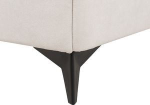 Beliani Łóżko tapicerowane 180 x 200 cm beżowe MELLE 7