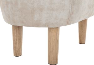 Beliani Pufa zwierzak ze schowkiem beżowa REINDEER 7