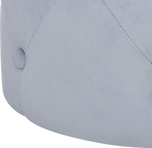 Beliani Puf welurowy 40 cm szary COROLLA 2