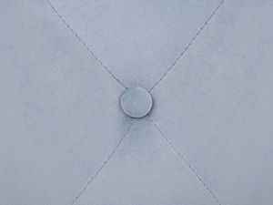 Beliani Puf welurowy 40 cm szary COROLLA 3