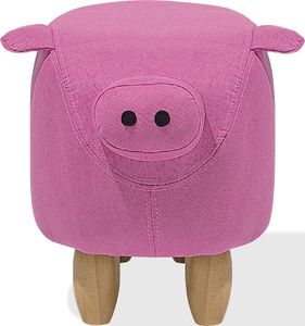 Beliani Pufa zwierzak różowa PIGGY 3