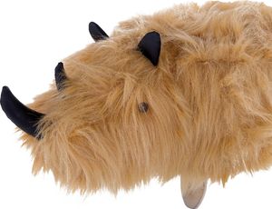 Beliani Pufa zwierzak futrzana beżowa WOOLLY 5
