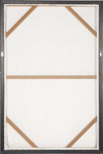 Beliani Obraz na płótnie w ramie 63 x 93 cm czarny GALEATA 2