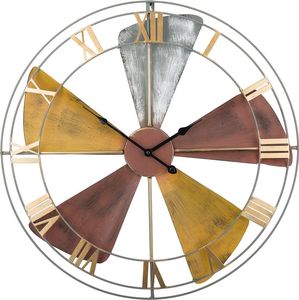 Beliani Zegar ścienny 60 cm wielokolorowy WIKON 1