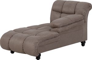 Beliani Szezlong brązowoszary LORMONT 2