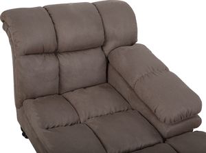 Beliani Szezlong brązowoszary LORMONT 3