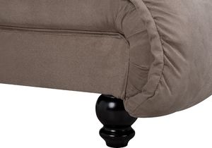 Beliani Szezlong brązowoszary LORMONT 6