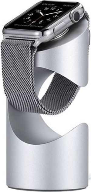 Just Mobile TimeStand dla Apple Watch Srebrny (ST-180SI) 9