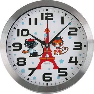 Bigbuy Home Zegar Ścienny Paris Plastikowy (4 x 30 x 30 cm) 1