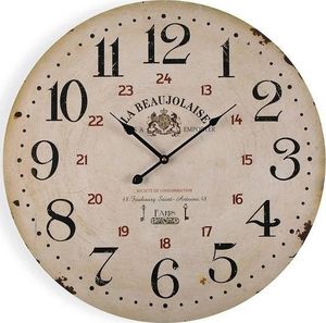 Bigbuy Home Zegar Ścienny Beaujolaise Drewno (3 x 58 x 58 cm) 1